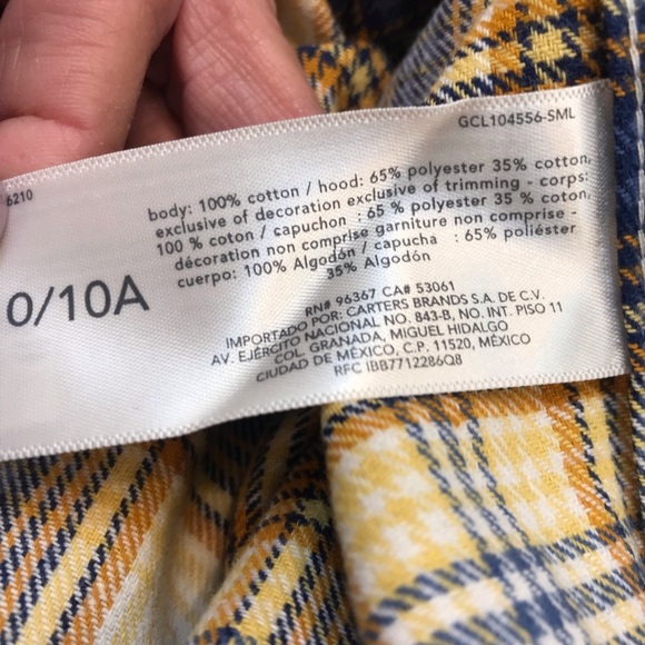 ▪️OshKosh Hooded Flannel - Picture 6 of 6